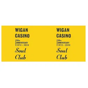 Wigan Casino Keep The Faith Soul Club 50th Anniversary Mug Yellow/Black/White (One Size)