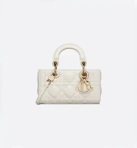 DIOR Lady D-Joy Micro Bag Latte Cannage Lambskin - Women