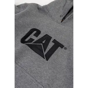 Caterpillar Trademark Hooded Pullover Work Jumper Grey - L