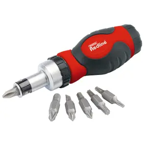 Draper  Ratcheting Screwdriver and Bit Set (6 Piece) 68924