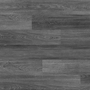 GoodHome Mambo Dark Grey Natural Wood effect Synchronised Click vinyl Planks, 2.17m²