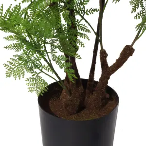 Artificial Fern Tree Plant Natural Moss 90cm 3ft Leaf Trees Realistic Plant Botanik