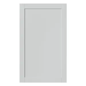 GoodHome Ashmead Matt dove grey Shaker Larder Cabinet door (W)600mm (H)1001mm (T)16mm