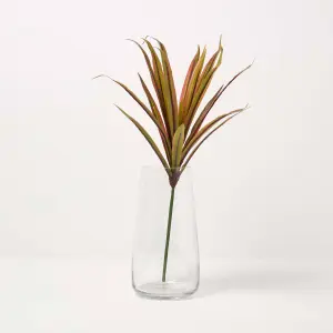 HOMESCAPES Red Yucca Artificial Tropical Leaf 66 cm