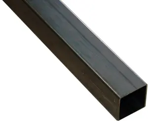 Varnished Cold-pressed steel Square Tube, (L)1m (W)12mm (T)1mm