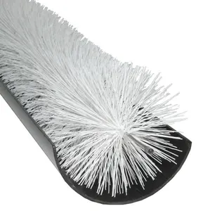 GroundMaster 10 x 4M Gutter Brush White Leaf Guard Moss Protection Debris Filter