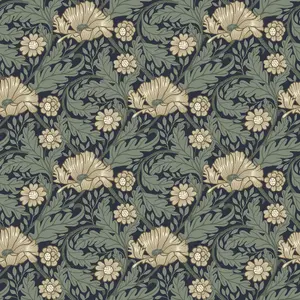 Galerie Sommarang Blue Garden Floral Wallpaper Roll