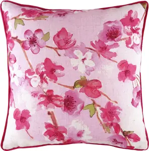 Evans Lichfield Blossoms Cherry Printed Cushion Cover