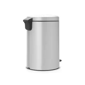 Brabantia NewIcon 20 Litre Soft Closing Pedal Bin Metallic Grey