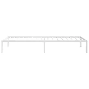 Berkfield Metal Bed Frame White 80x200 cm