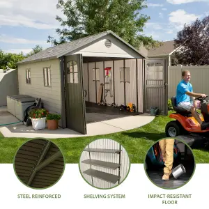 Lifetime 11 Ft. x 18.5 Ft. Outdoor Storage Shed