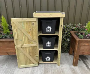 Simply Wood Signature Recycling Box Store