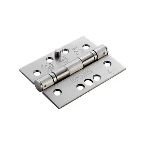 Eurospec Satin Stainless Steel Enduro Grade 13 Ball Bearing Security Hinge (HIN1433SEC/13SSS)