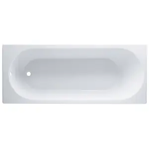 Cooke & Lewis Shaftesbury White Rectangular Straight Bath (L)170cm (W)70cm