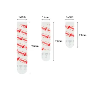 3M Command Small, medium & large White Replacement adhesive strip (Holds)4.4kg, Pack of 16