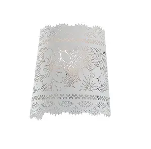 Luminosa CLUNY Flush Wall Light White 20x20x10cm