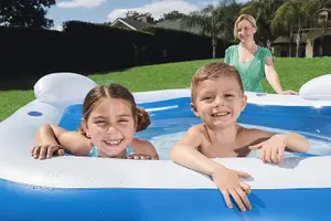 Bestway Family Fun Paddle Inflatable Pool For Kids Swimming Pool Paddling Seats