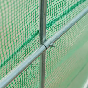 Outsunny Polytunnel Walk In Green House w/ PE Cover, 4.5 x 2 x 2m