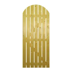 CARLA Open Boarded Bow Top Timber Gate 750mm Wide x 1800mm High CA70