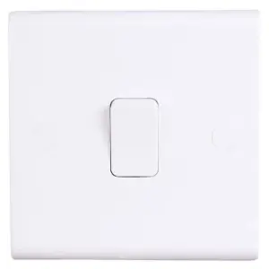 Deta S1203 Slimline Light Switch SP 10 Amp - 1 Gang 2 Way