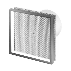 Bathroom Wall Ventilator Extractor Fan 100mm with Timer Sensor