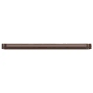 Berkfield Garden Planter Powder-coated Steel 544x100x36 cm Brown