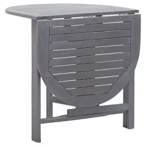 Berkfield Garden Table Grey 120x70x74 cm Solid Acacia Wood