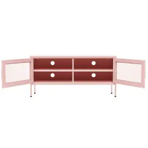 Berkfield TV Cabinet Pink 105x35x50 cm Steel