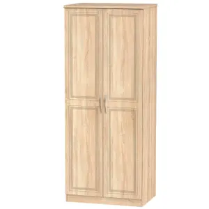 Stafford 2 Door Wardrobe in Bardolino Oak (Ready Assembled)