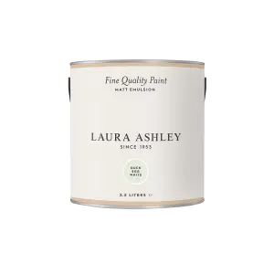 Laura Ashley Duck Egg White Matt Emulsion paint, 2.5L