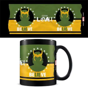 Loki Believe Mug Black/Green/Yellow (One Size)