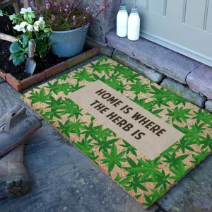 Home Is Where The Herb Is Doormat (90 x 60cm)