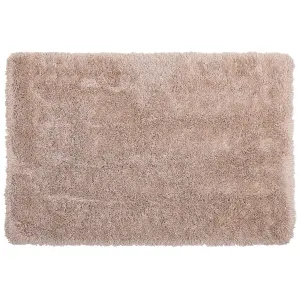 Shaggy Area Rug 160 x 230 cm Beige CIDE