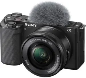 Sony ZV-E10 Mirrorless Camera With 16-50mm Lens Black