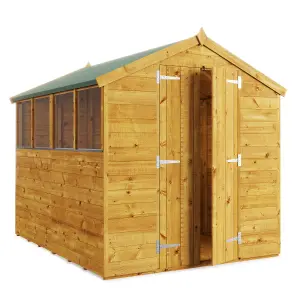 BillyOh Master Tongue and Groove Apex Wooden Shed - 8x6 - Windowed