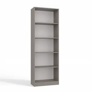 Albee Bookcase Clay / (5 Shelves) 182cm H x 60cm W x 32cm D