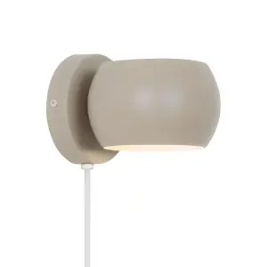 Nordlux Belir Indoor Spotlight Wall Light in Brown (Height) 11cm