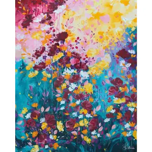 Susan Nethercote Overflowing Abundance Canvas Print Multicoloured (50cm x 40cm)