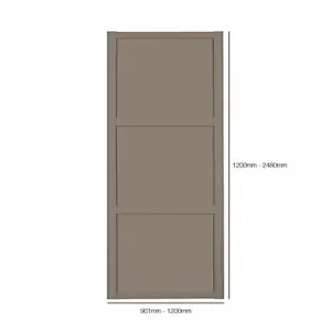 Spacepro Made to measure Sliding wardrobe door x (W) 1200mm