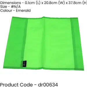 Single All Weather Football Corner Flag - EMERALD GREEN - Outdoor Polyester