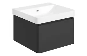 Aquarius Sophie 500MM Vanity Unit with 1TH Basin Matt Black