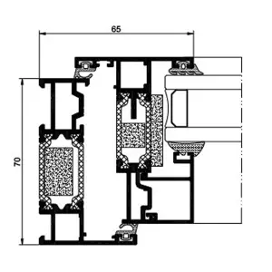 1045mm (W) x 1095mm (H) Aluminium Flush Casement Window - 1 Non Opening Window - Anthracite Internal & External