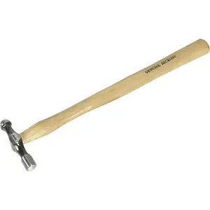 Premium 4oz Ball Pein Pin Hammer with Hickory Handle - Drop Forged Carbon Steel Tool