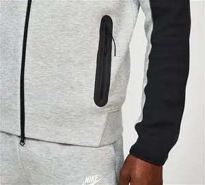 Nike Tech Fleece Windrunner Full Zip Hoodie - Grey - Size XS