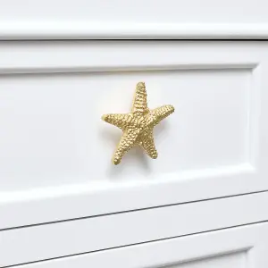 Melody Maison Gold Starfish Drawer Knob