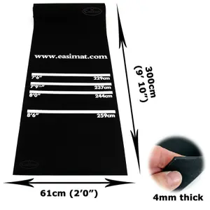 Darts Mat Rubber Professional Heavy Duty New for Pub/Club/Home Oche