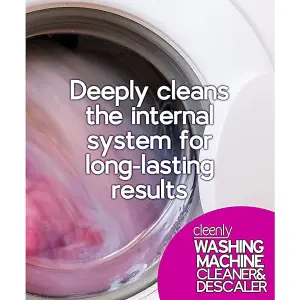 Cleenly Washing Machine Cleaner and Descaler. Eliminates Dirt, Smells, Grime & Prevents Bacteria Build Up 10L