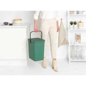 Brabantia Sort and Go 25 Litre Rubbish Bin Green