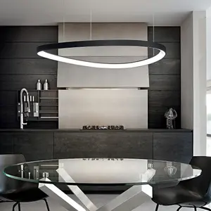 Luminosa Gemini LED Decorative Integrated Pendant Light Brass, 3000K