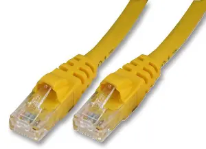 TUK - RJ45 Male to Male Cat6 Ethernet Patch Lead, 2m Yellow